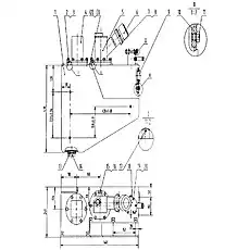 Переходник - Блок «21C0148 Бак гидравлический»  (номер на схеме: 5)
