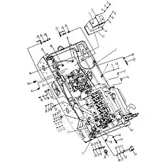 Шайба 14 - Блок «46C1266 Электропроводка рамы (двигатель Weichai D226B-4)»  (номер на схеме: 48)