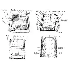 Подушка резиновая - Блок «41Е0109 Кабина»  (номер на схеме: 24)