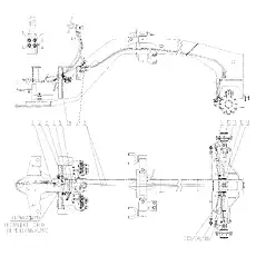 HOSE ASSEMBLY - Блок «STEERING HYDRAULIC SYSTEM 10Y0021_000_00»  (номер на схеме: 8)