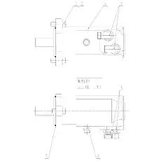 SCREW M10×35-10.9-ZN.D - Блок «SWING MOTOR 11C0783_000_00»  (номер на схеме: 1)