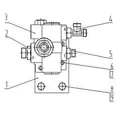 WASHER - Блок «Заряжающий клапан в сборе 45C0099000»  (номер на схеме: 9)