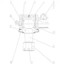 PIN 5×45-ZN.D - Блок «BALL JOINT ASSEMBLY 24C0373_000_00»  (номер на схеме: 10)
