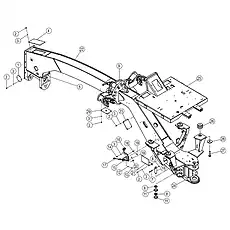 SWING ARM ASSEMBLY - Блок «FRONT FRAME ASSEMBLY 08Y0475_000_00»  (номер на схеме: 9)