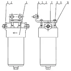 BOLT - Блок «Установка фильтра высокого давления 15C0143001»  (номер на схеме: 4)