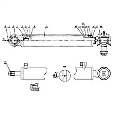 SCREW M6Х14 - Блок «Цилиндр рулевого управления 10C1870000»  (номер на схеме: 4)