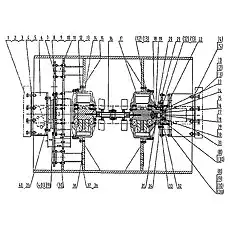 Соединительная планка (левая) - Блок «20Y0017 Механизм вибрации в сборе»  (номер на схеме: 6)