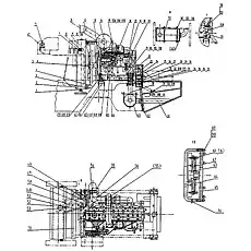 Фланец - Блок «00Y0016 Система двигателя»  (номер на схеме: 64)