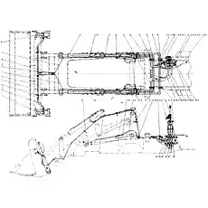 Рукав - Блок «11М0006 Гидравлическая система погрузчика»  (номер на схеме: 49)