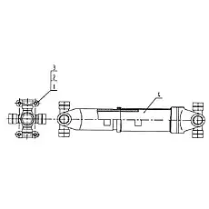 Болт - Блок «03М0007 Передний карданный вал в сборе»  (номер на схеме: 2)