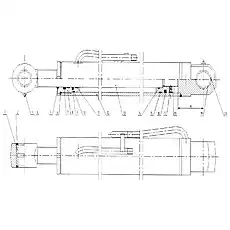 Сальник - Блок «10К0021 Правый цилиндр подъема»  (номер на схеме: 2)