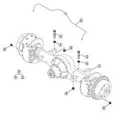 FRONT AXLE AS 01Y0448_000_00