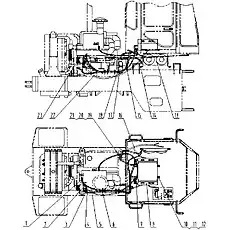 V-BELT - Блок «23M0005 002 Система обогрева и охлаждения»  (номер на схеме: 23)