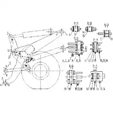LINKAGE - Блок «32M0001 002 Система рабочего инструмента»  (номер на схеме: 2)