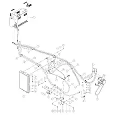 BRACKET - Блок «AIR CONDITIONING SYSTEM 23E0492_005_01»  (номер на схеме: 23)