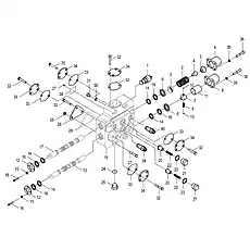 SCREW M8x20-8.8-ZN.D - Блок «CONTROL VALVE 12C2143_000_00»  (номер на схеме: 36)