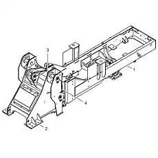 ARTICULATED HITCH - Блок «FRAME ASSEMBLY 08Y0275_000_00»  (номер на схеме: 3)