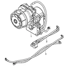 PLANETARY CARRIER - Блок «GEARBOX & TORQUE CONVERTER ASSEMBLY 05Y0087_000_00»  (номер на схеме: 4)