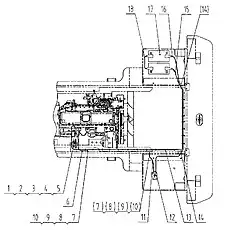 RUBBER PLATE - Блок «46C4283 002 Электропроводка батареи»  (номер на схеме: 2)