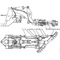 TUBE AS - Блок «00C2432 001 Линии цилиндра»  (номер на схеме: 3)