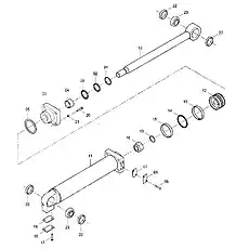 KNUCKLE BEARING (VER:000) - Блок «10C0031 001 Рулевой цилиндр (левая сторона)»  (номер на схеме: 23)