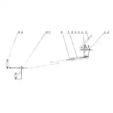 Педаль газа - Блок «23C0038 Система акселератора»  (номер на схеме: 3)