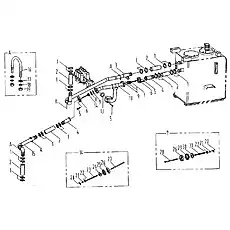 Хомут - Блок «Главный обратный трубопровод»  (номер на схеме: 6)