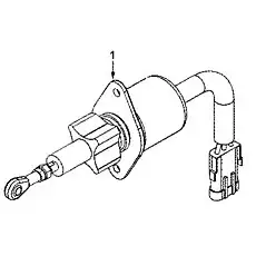 SOLENOID,FUEL PUMP - Блок «Клапан, Отключение топлива»  (номер на схеме: 1)