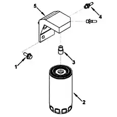 Топливный фильтр / Filter, Fuel (Buy From Cummins Filtration) - Блок «Положение топливного фильтра»  (номер на схеме: 2)