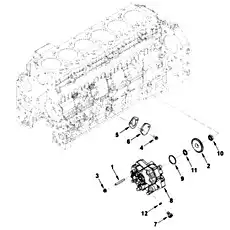Шестерня топливного насоса / Gear, Fuel Pump - Блок «Топливный насос»  (номер на схеме: 2)