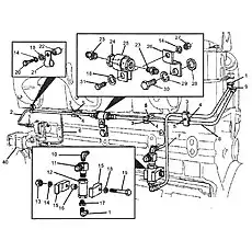 BUSHING, REDUCING PIPE - Блок «Топливопровод»  (номер на схеме: 17)