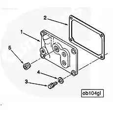 PLUG PIPE - Блок «Крышка ручного отверстия»  (номер на схеме: 5)