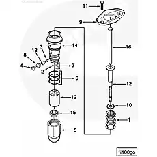 Adapter, Injector - Блок «Форсунка»  (номер на схеме: 14 )