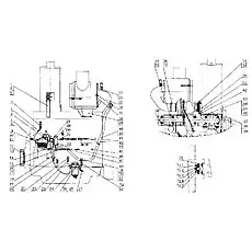 Панель, теплоизоляция - Блок «Обвязка двигателя»  (номер на схеме: 54)