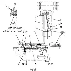 BOLT - Блок «Группа линий - Двигатель масляный»  (номер на схеме: 11)