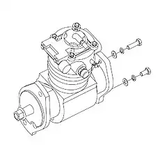 Air compressor - Блок «Воздушный компрессор»  (номер на схеме: 1)