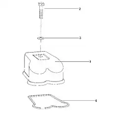 Замочный зажим клапана - Блок «Крышка головки цилиндра в сборе 1»  (номер на схеме: 14)