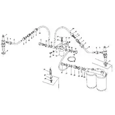 Сбор топливных труб - Блок «система запуска предварительного зажигания пламени»  (номер на схеме: 10)