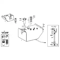 SCREW-IN NIPPLE - Блок «115.6802 Гидравлический масляный бак и фильтр»  (номер на схеме: 17)