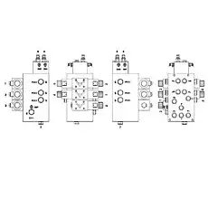 CHECK VALVE - Блок «V95650 CONTROL BLOCK CPL -STEERINGL»  (номер на схеме: 7)
