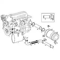 LOCKING WASHER - Блок «300.5600 EXHAUST SYSTEM AND AIR CLEANER» 