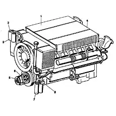 FUEL-FILTER HEAD - Блок «396 93 016 ENGINE»  (номер на схеме: 2)