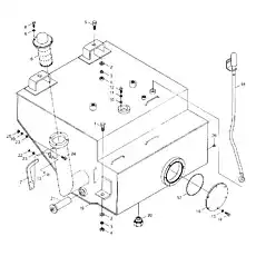 Manometric plug M14 x 1.5ED - Блок «FUEL TANK INSTALLATION»  (номер на схеме: 26)