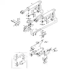 Hexagonal head bolt - Блок «WORKING CILINDER SYSTEM»  (номер на схеме: 23)