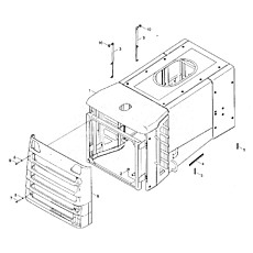 9F653-47A000000A0  Protective hood installation assembly -1