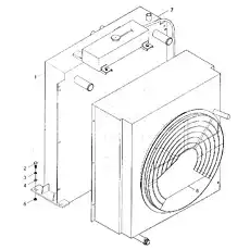 Standart spring washer - Блок «9F653-02A000000A0 Radiator installation»  (номер на схеме: 3)