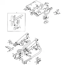 Hexagonal head bolt - Блок «9F653-55A000000A0  Working cylinder system»  (номер на схеме: 11.5)