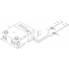 Хомут-завязка ZD200x5 - Блок «Установка калорифера»  (номер на схеме: 7)