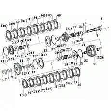 Cylinder piston - Блок «Clutch C15-4110001905 4644 151KV+K1»  (номер на схеме: 14)