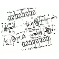 Retaining ring - Блок «Clutch C16-4110001905 4644 152KR+K2»  (номер на схеме: 20)